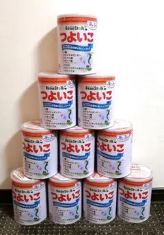 ミルク缶　空き缶　10個　つよいこ　Beanstalk
