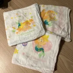 東京ディズニーリゾート ガーゼハンカチ 3枚セット　アリエル　ベビー