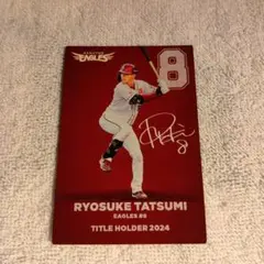 プロ野球チップスカード　辰巳涼介　T-20
