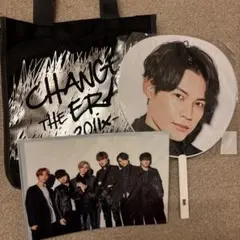 SixTONES チャンエラ トートバッグ クリアファイル うちわ 3点セット