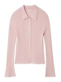 FRAY I.D ウールブレンドポロカラーニット