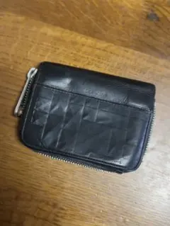 DIOR HOMME 二つ折り財布 ブラック レザーのサムネイル