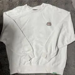 Refurbish RB刺繍 ホワイトスウェットL☆