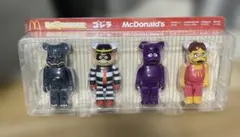 ゴジラ マクドナルド ベアブリック4体セット