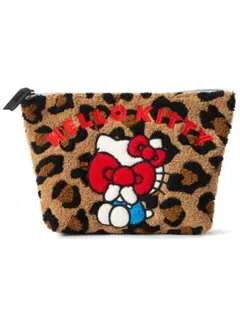 グレイル GRL サンリオキャラクターズ ハローキティ レオパード柄サガラポーチ