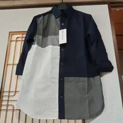 SALE!!THE SHOP TK クレイジーパターン 七分袖シャツのサムネイル