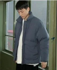 niko and アライド 中綿ブルゾン ネイビー