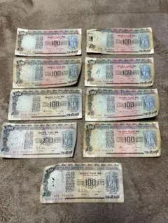 韓国 10000ウォン 旧貨幣 (非現行) 9枚セット合計90000ウォン希少