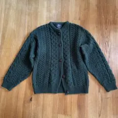 aran woollen mills ⭐︎アイリッシュウールカーディガン
