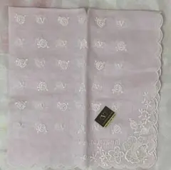 Valentino Garavani ハンカチ ピンク 刺繍 花柄のサムネイル