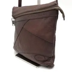 【希少✨】IBIZA イビサ ショルダーバッグ パッチワーク レザー ブラウン