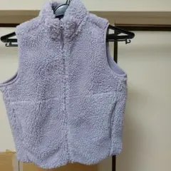 薄紫 フリースジャケット 120