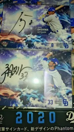 BBM 2020 中日ドラゴンズ　岡野祐一郎　直筆サインカード　50枚限定　RC BBM 2020 中日ドラゴンズ 岡野祐一郎 直筆サインカード 50枚限定