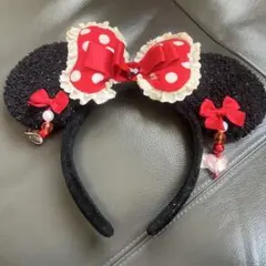 ミニー　カチューシャ　イヤリング