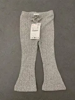 【お値下げ】ZARA グレー フレアレッグ レギンスのサムネイル