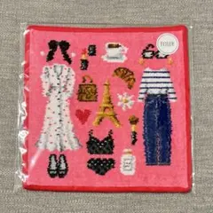 FEILER×IENA フェイラー　イエナ　ハンカチ　レッド　赤