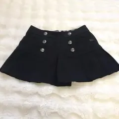 新品　BURBERRY BLUELABEL黒 プリーツスカート　キュロット 38
