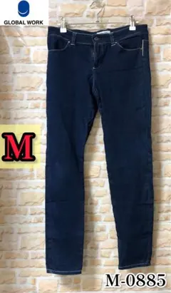 グローバルワーク ストレッチ スキニー デニム ジーンズ パンツ M 値下げ