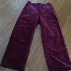 URBAN RESEARCHコーデュロイセミワイドパンツ