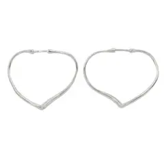 R2792 ティファニー SV925 オープンハート スモール フープ ピアス