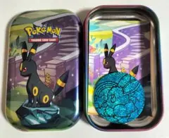 海外限定】ブラッキー ポケモン mini tin 缶 ダメカンケース ブイズ