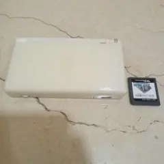 DS Lite 本体 ホワイト A列車で行こうDS、ジャンク