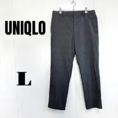 UNIQLO ユニクロ EZYアンクルパンツ グレー チェック L