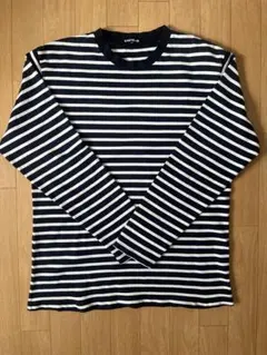 90s OLD UNIQLO ボーダーロンT 紺タグ