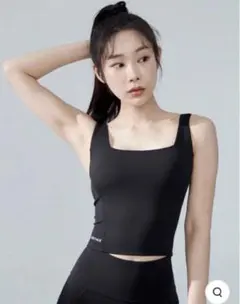 ゼクシィミックス ヨガウェア シグネチャー380N ブラトップ　ブラック　S