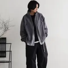 【グレイッシュブルー】2LAYER SOFT SHELL TECHBLOUSON