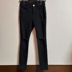 ピンクラテ　ロングパンツ　パンツ　140サイズ　黒