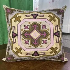 ハンドメイド かぎ針編みモチーフ編みチェアカバーHelinoxチェア対応