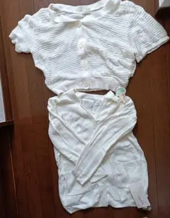 ジェラピケ カーディガン 長袖半袖セット 新品未使用タグ付き