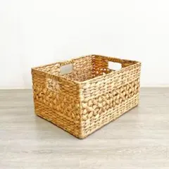 ウォーターヒヤシンス カゴバスケット かご 収納 Lサイズ (WHA-175L)