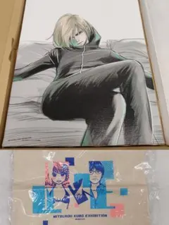 ユーリ!!! on ICE　久保ミツロウ展　キャンバスアート　ユリオ 2025年最新】ユーリ!!! On ICE 久保ミツロウ展限定の人気