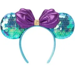 G アリエル リトルマーメイド ディズニー カチューシャ スパンコール ②