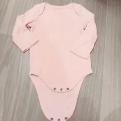 babyGap ピンク 長袖ボディスーツ 6-12ヶ月
