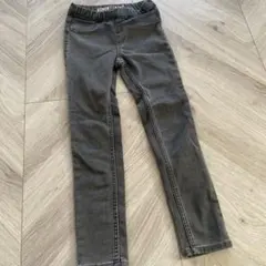 H&M グレー デニム ズボン　レギンス US 5-6Y 116cm