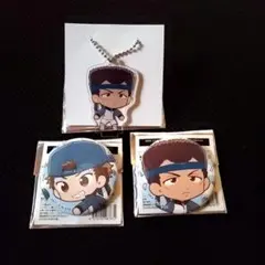 新テニスの王子様 GiGO カフェ運動会 缶バッジ アクキー 樺地 宍戸