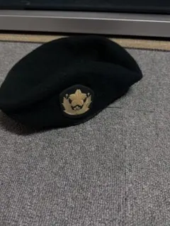 中古、陸自ベレー帽 ベレー帽用帽章付きのサムネイル