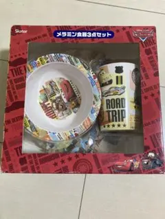 ディズニー　カーズ　子供　メラミン食器　3点セットのサムネイル