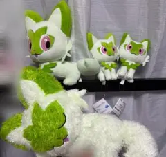専用 ポケモンセンター ぬいぐるみ マスカーニャ ニャローテ ニャオハ