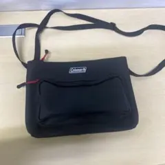 Coleman ブラックショルダーバッグ
