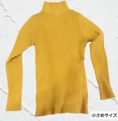 SPRAY PREMIUM マスタード タートルネック ニットセーター 秋/冬