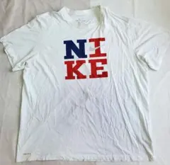 A*a様 nike ナイキ メキシコ製スウッシュロゴプリント半袖ティーシャツ 白