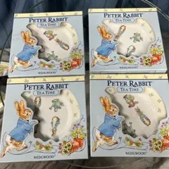 専用新品未使用Wedgwood ピーターラビット 陶器皿 4枚