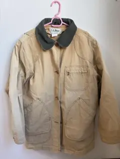 L.L.Bean ベージュ・グリーン ジャケット