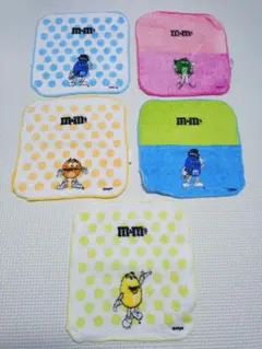 M&M's ミニタオル 5枚セット キャラクターグッズのサムネイル