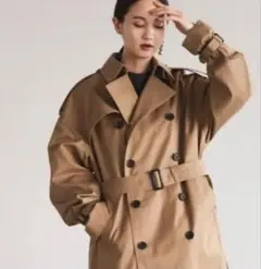 ハイク　TRENCH COAT BIG FIT トレンチコート　ビッグフィットのサムネイル