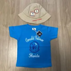 新品未使用　アーノルドパーマー　Tシャツ100センチ　帽子54センチ